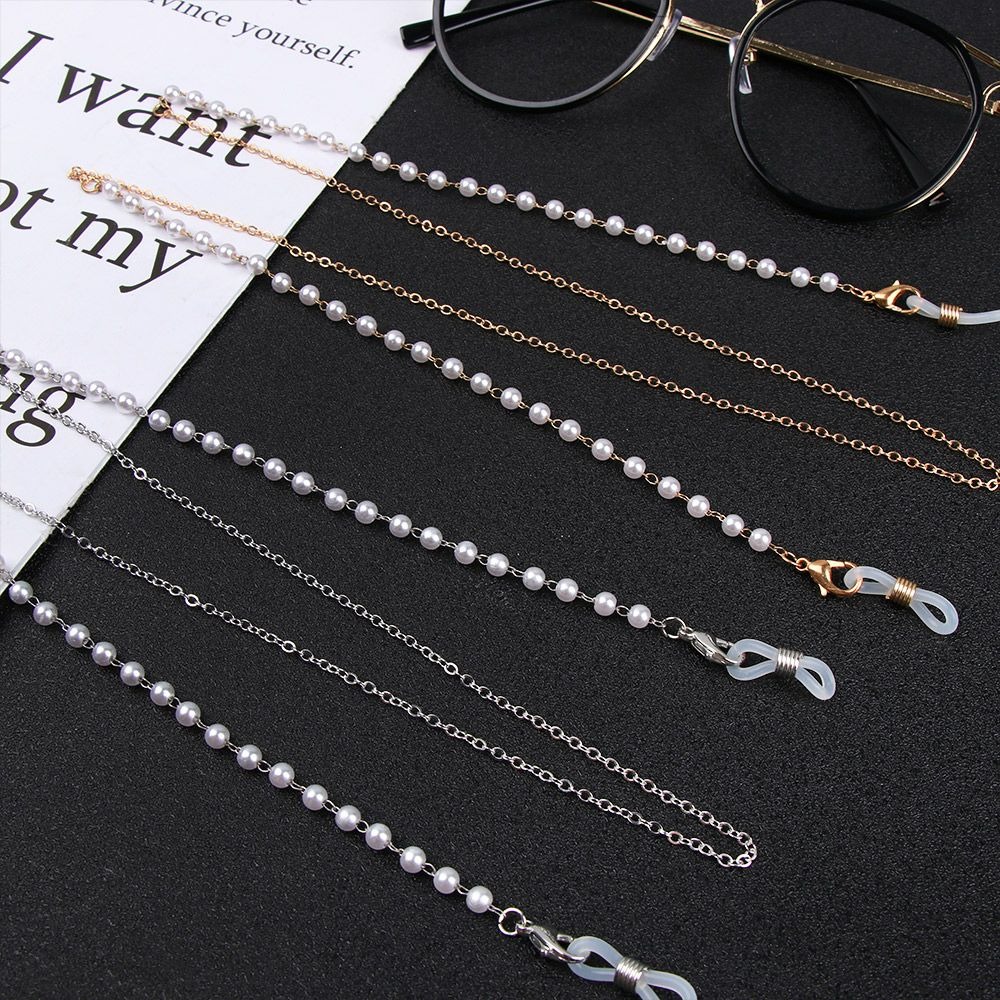 Fashion Flower Beads Eyeglass  - огляд і ціна Mask Chain Holder
