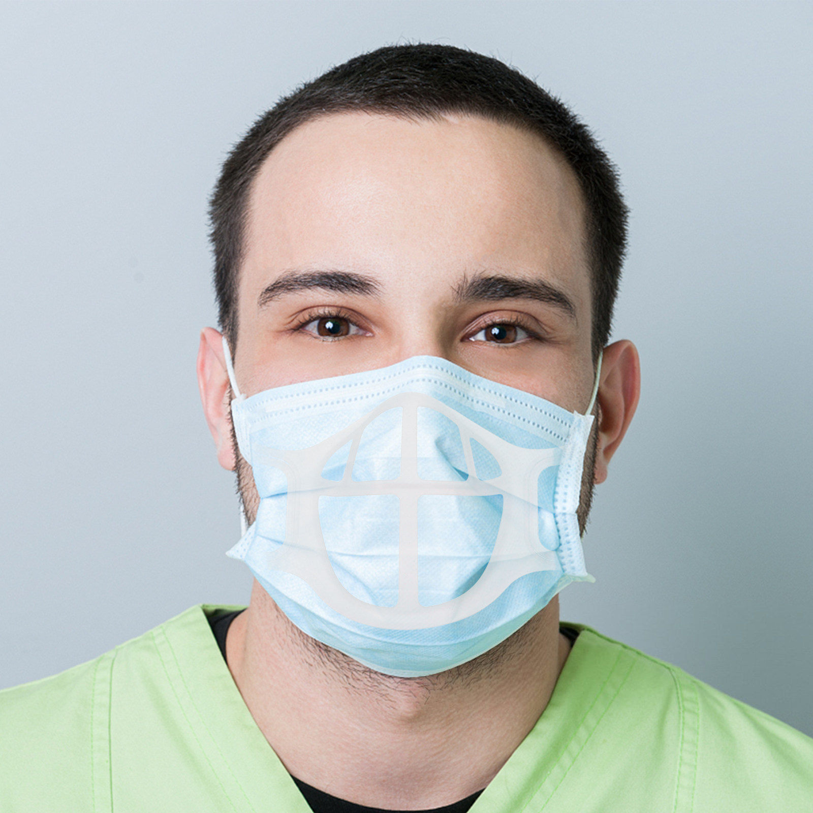 5Pcs Mask Bracket Silicone 3D  - огляд і ціна Silicone Mask Bracket