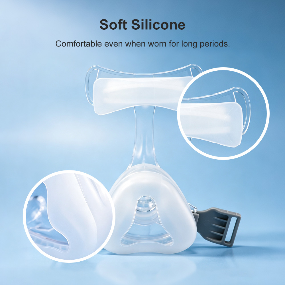 Comfort CPAP Nasal Mask Soft L - огляд і ціна Silicone Mask Bracket