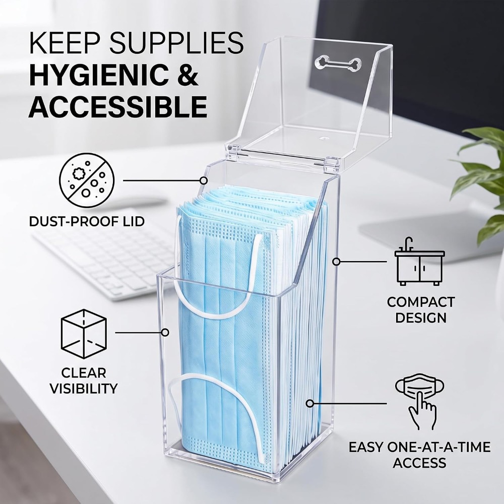 With Lid Face Mask Dispenser V - огляд і ціна Face Mask Storage Box