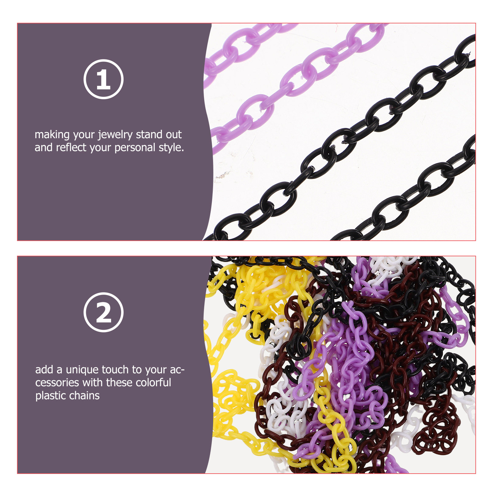 10Pcs Colorful Plastic Watch C - огляд і ціна Mask Chain Holder